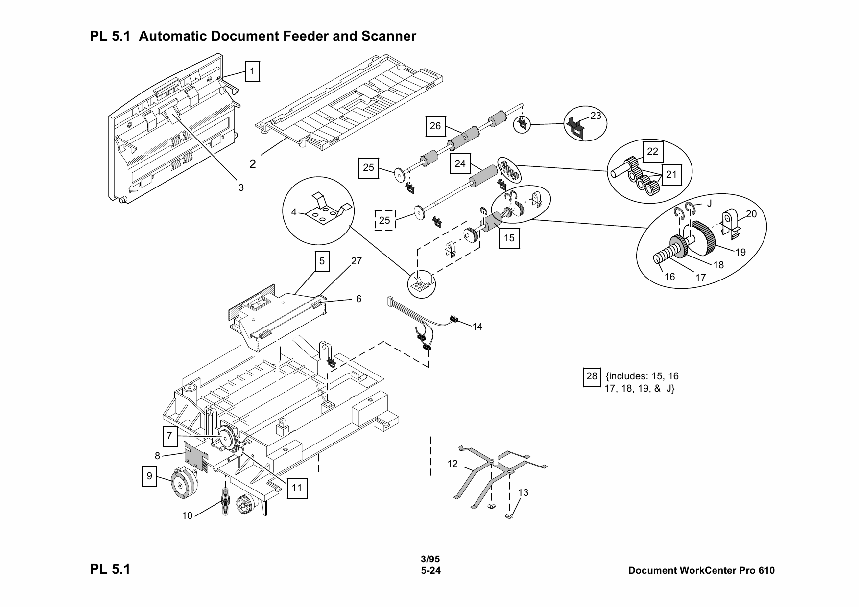 Xerox WorkCentre Pro-610 Parts List Manual-4